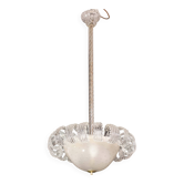 Lustre Art déco italien « La Reine » attribué à Ercole Barovier, 1940
