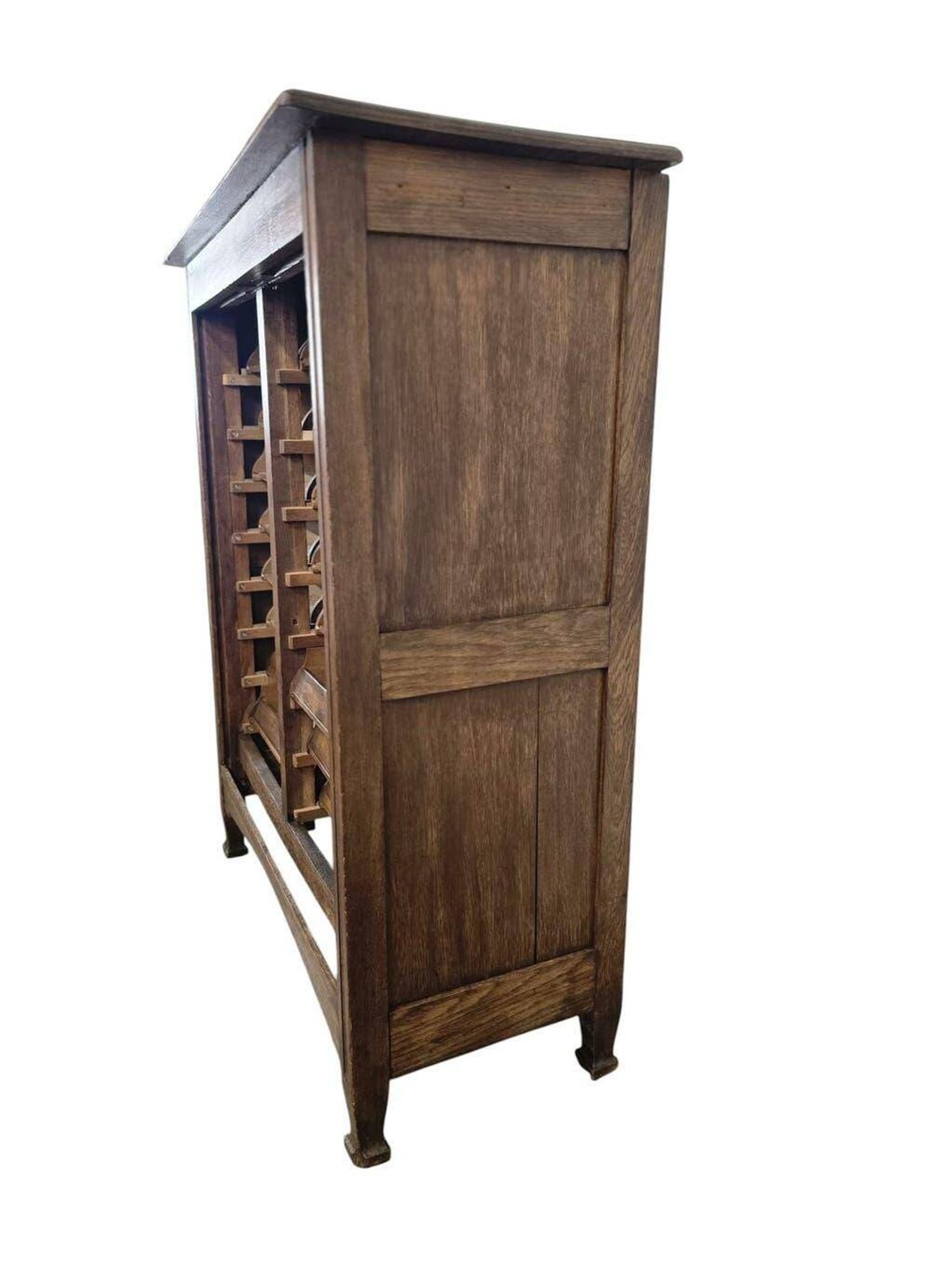 Commode/classeur/armoire de notaire vintage en bois