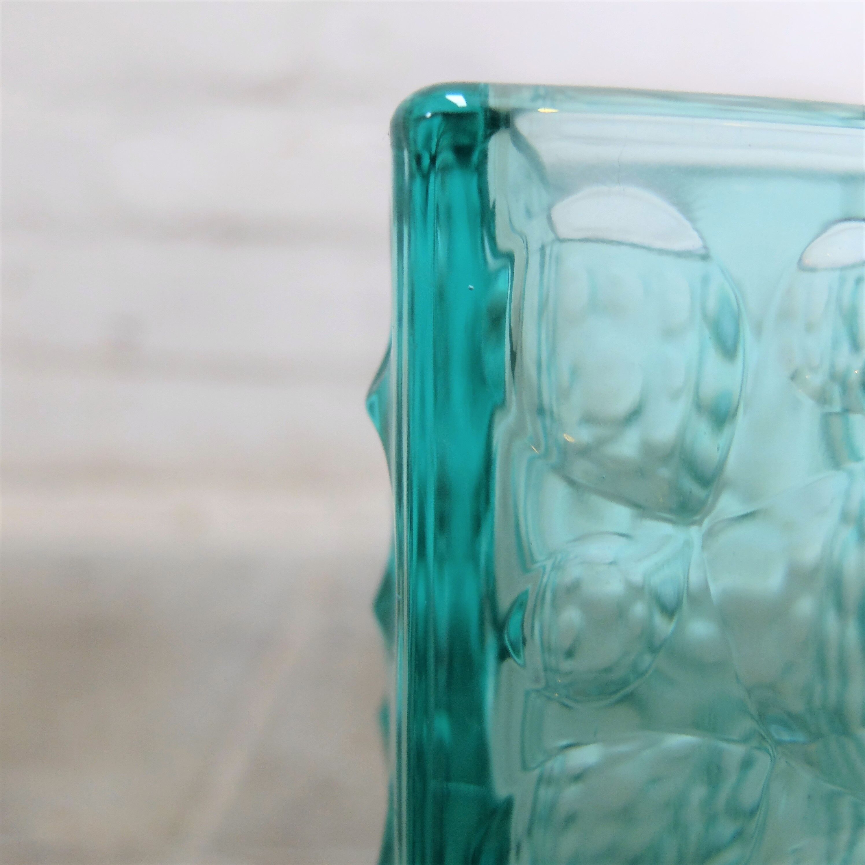 Vase Brabec turquoise vintage