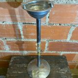 Tulip Foot Ashtray Chrome Metal + Glass Balls + Vintage Ashtray