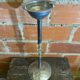 Cendrier Sur Pied Tulipe Métal Chromé + Boules Verre + Cendrier Vintag