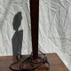 Vintage wooden designer lamp base H43