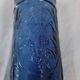 Blue glass bottle