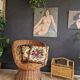 Rattan armchair