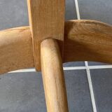 Stella coat rack in solid beech wood, vintage 1950s.