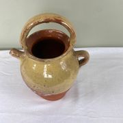 Glazed terracotta jug