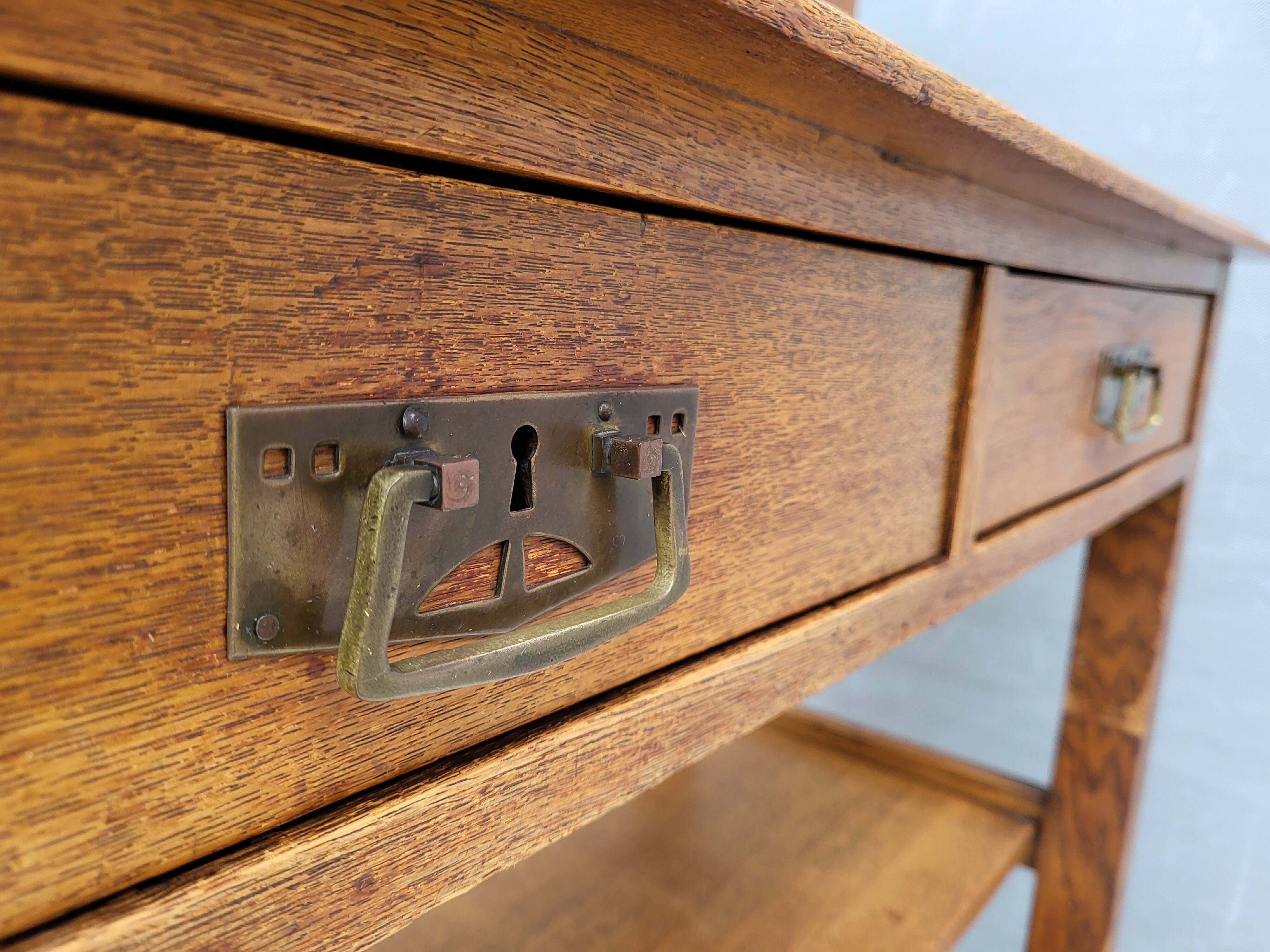 Art Nouveau 1900 Arts & Crafts Serving Trolley