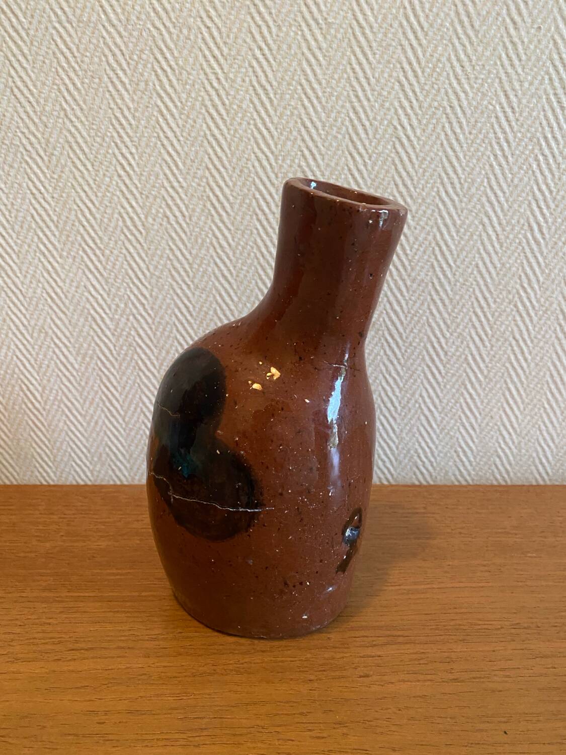 Handmade terracotta vase