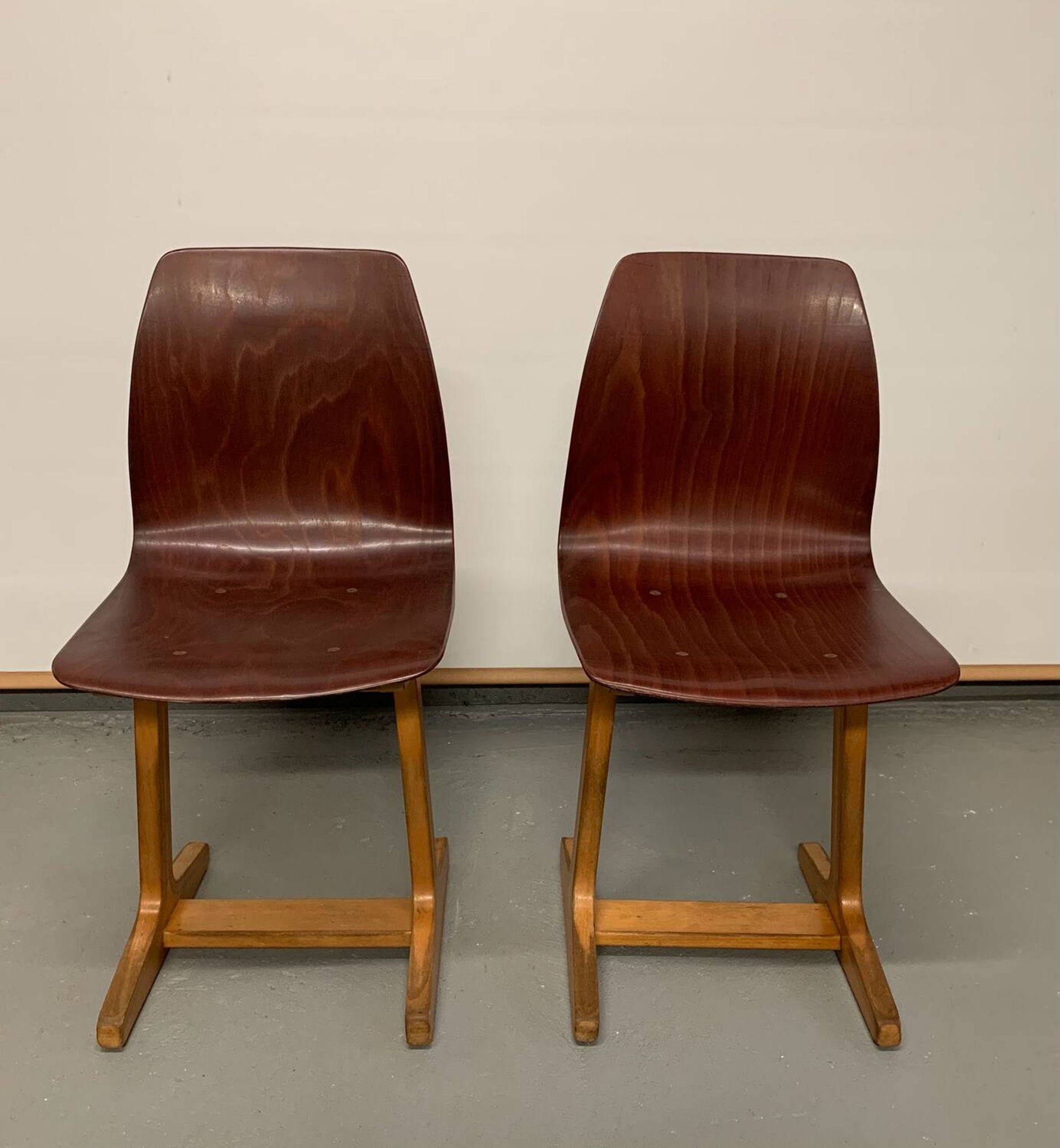 Paire de chaises enfant vintage Pagholz 60's