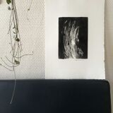 Painting on paper monotype