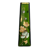 Art Nouveau vase in painted glass