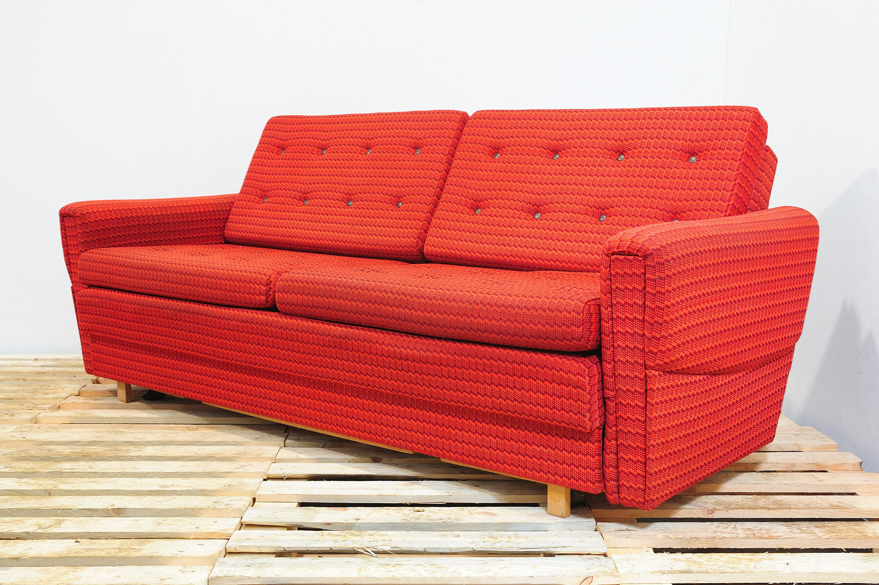 Ensemble de salon vintage bloc de l’Est, Tchécoslovaquie, années 1970