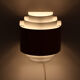 1970s orange metal dutch wall lamp