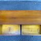 Solid wood shoe cabinet Louis Philippe Directoire 80s