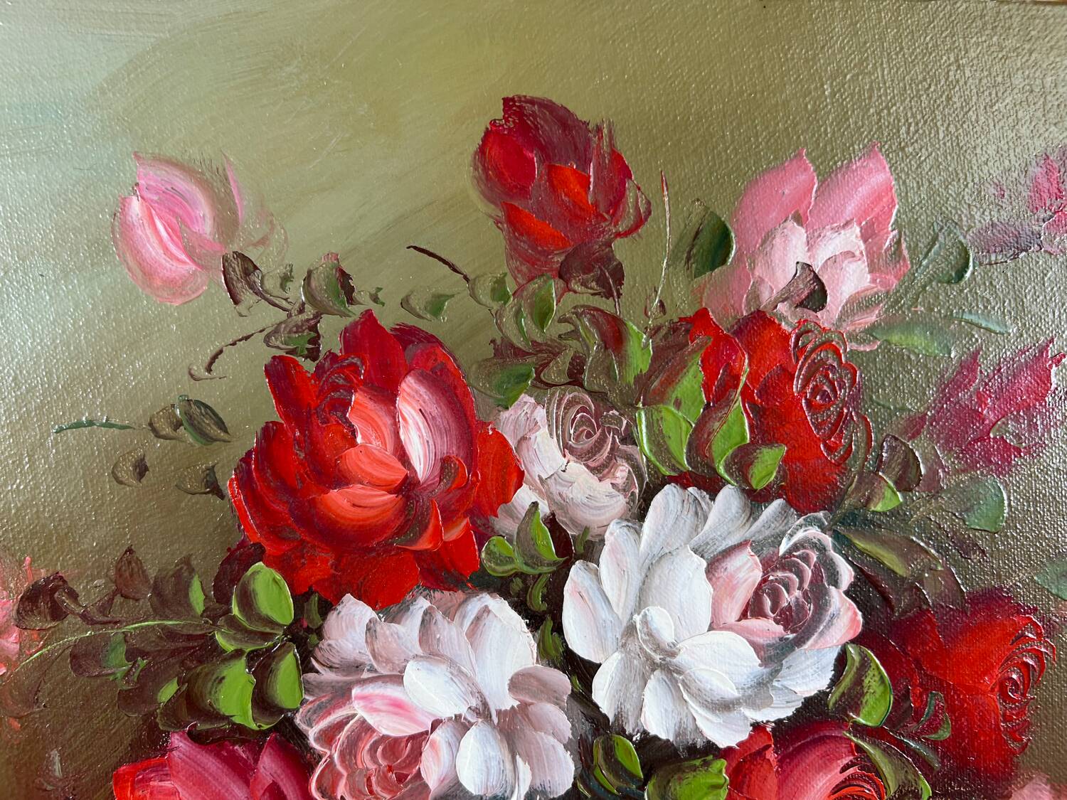 Oil painting painting bouquet of flowers