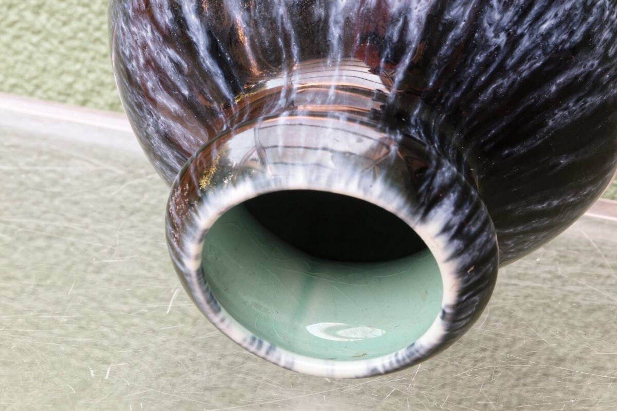 Vase boule Boch Frêres Keramis, art déco