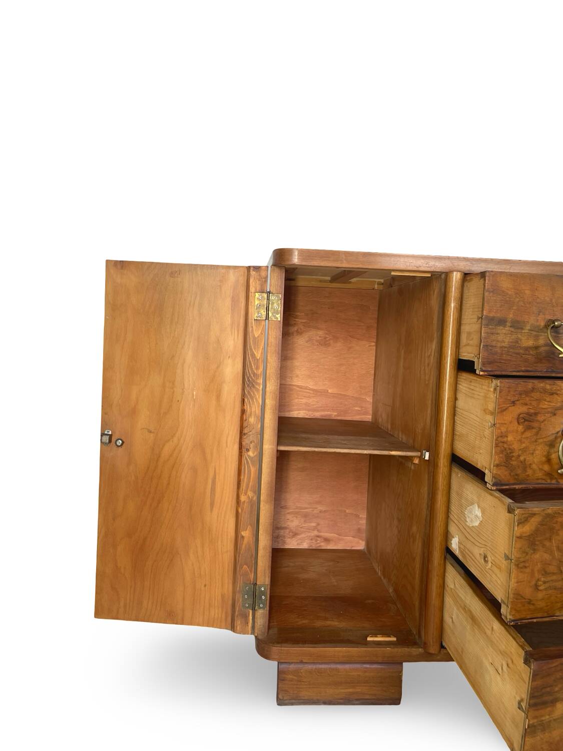 Italian Art deco walnut sideboard