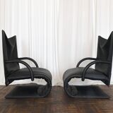 Set 2 Zen Armchairs by Claude Brisson, published by Ligne Roset