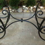 Old wrought iron console
