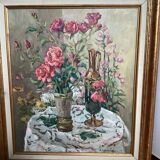 Oil painting on canvas, signed, dimensions: height - 70 cm - width - 60 cm