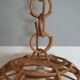 Vintage rattan hanging lamp