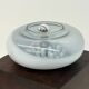 Italian spherical space age Murano glass lamp