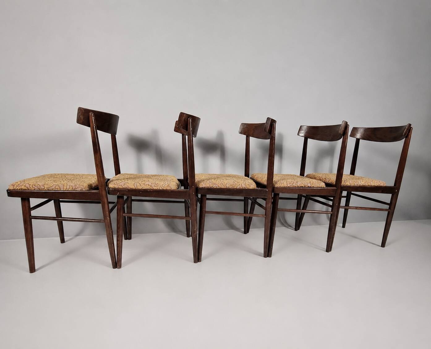 Vintage Chairs, 1960s, Set of 5