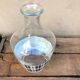 Vintage decanter with black and white tiles