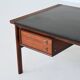 Arne Vodder desk in rosewood and leather Sibast Denmark 1960