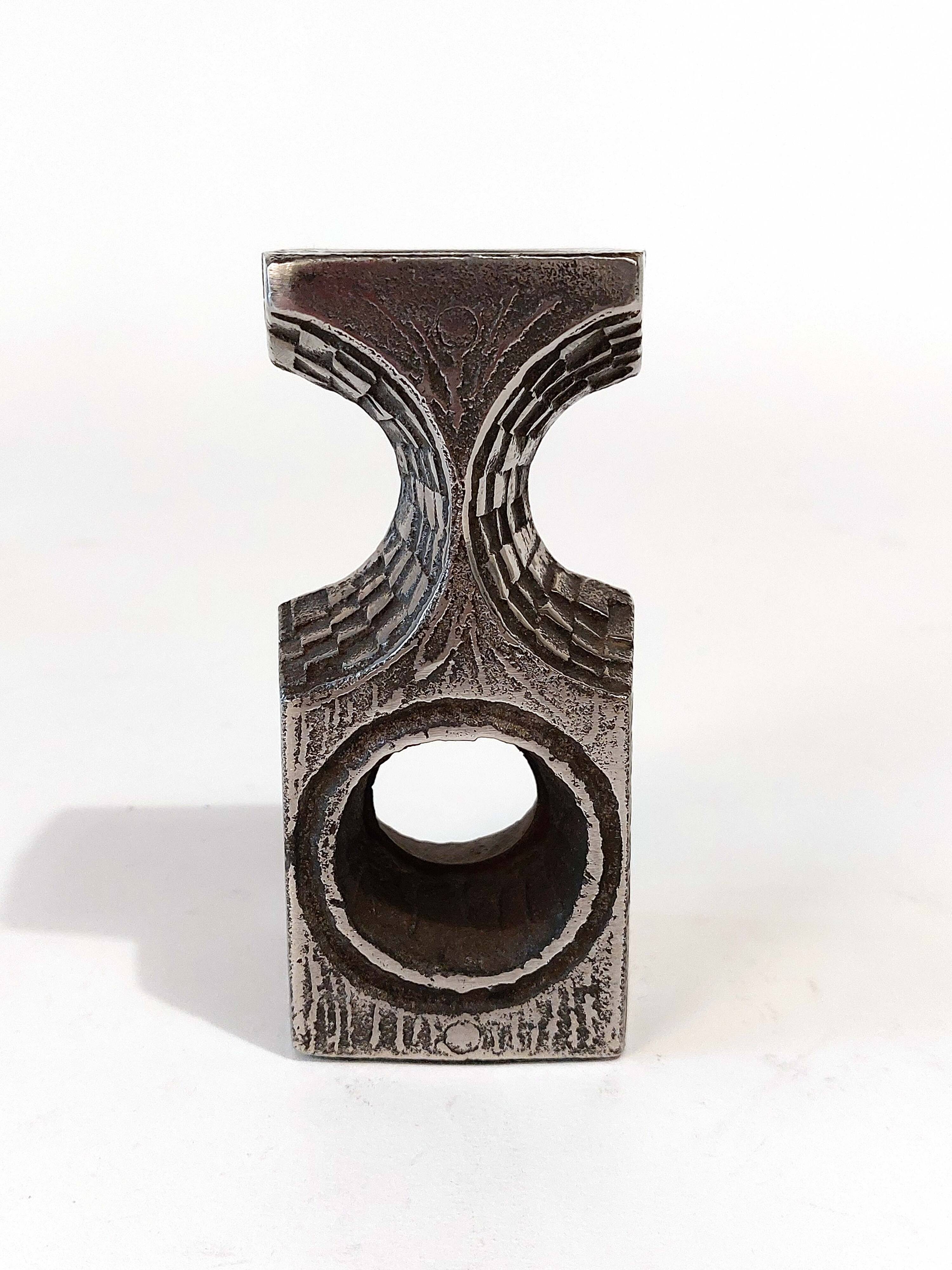 Brutalist candle holder