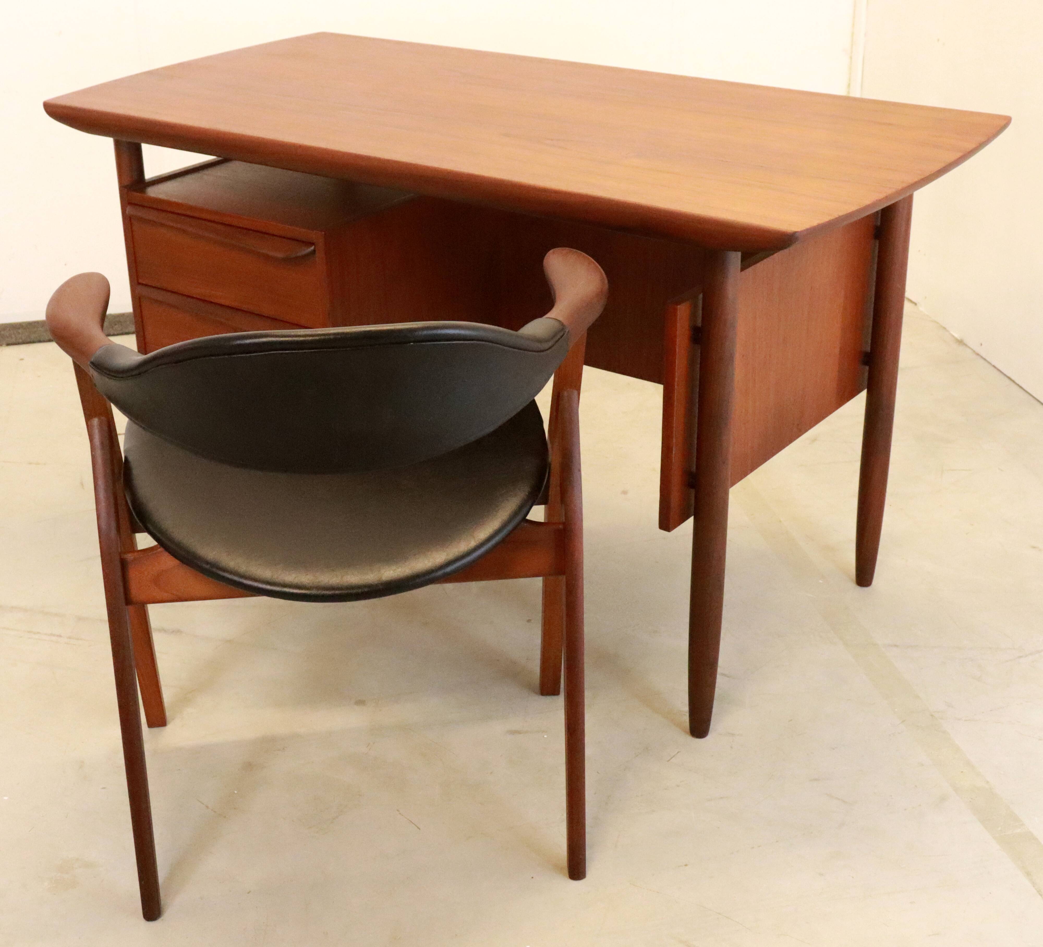 Dutch design vintage mid century propos hulmefa desk + chair