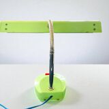 Fluorescent green office desk lamp