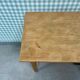 Bureau, table d’appoint en hêtre, restauré