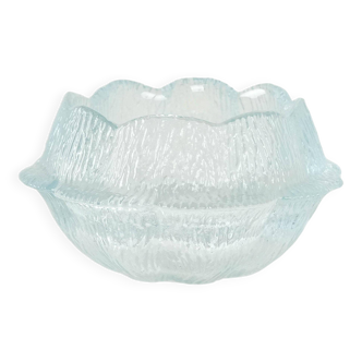 Glass bowl, Danish design, 1980s, manufacturer: Holmegaard, designer: Sidse