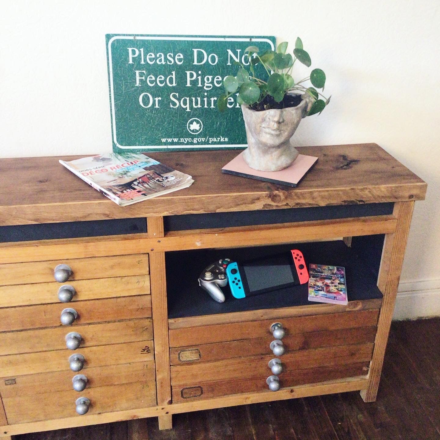 Haberdashery furniture in solid wood