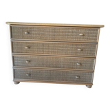 Commode en rotin