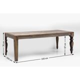 Kare design dinning table | eettafel duld range 220x100