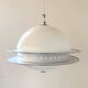 Space Age Design Pendant in Glass, Crystal and Metal