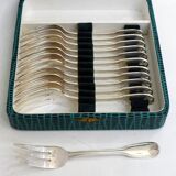Cutlery set 36 pieces silver metal