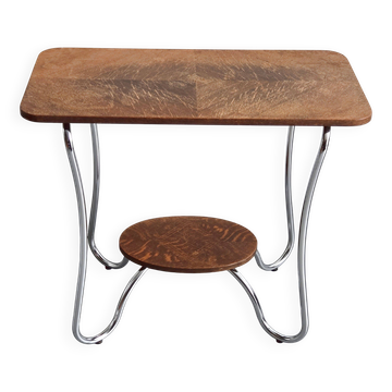 Vintage 1950s pedestal side table