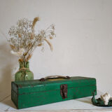 Green toolbox or case - metal