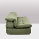 Airborne. Green velvet sofa bed. 1970s.