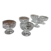 Set of 6 ice cream cups