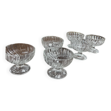 Lot de 6 coupes à glaces
