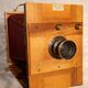 Wooden photo room