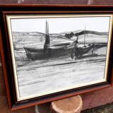 Charcoal on paper by Granados Llimona, 1977.