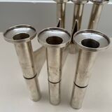 Candle Holder in Silver Metal