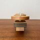 Mid-century wooden candlestick, 1960s