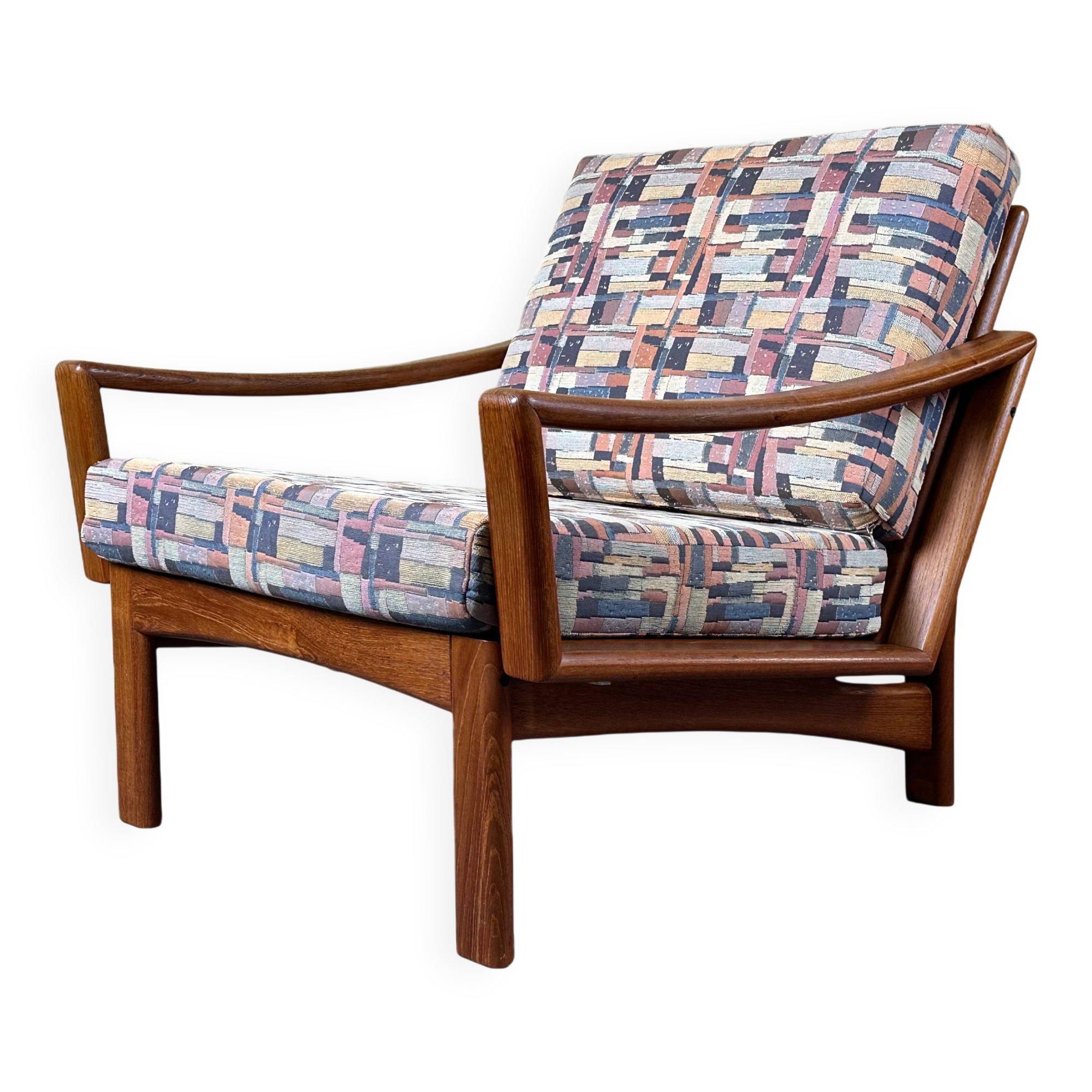 1960s/70s Teak Easy Chair by Glostrup Møbelfabrik Denmark Design