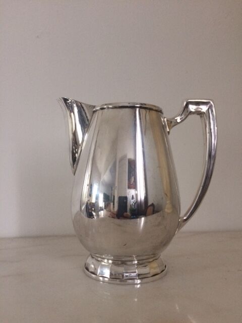 Christofle Art Deco silver metal milk pot